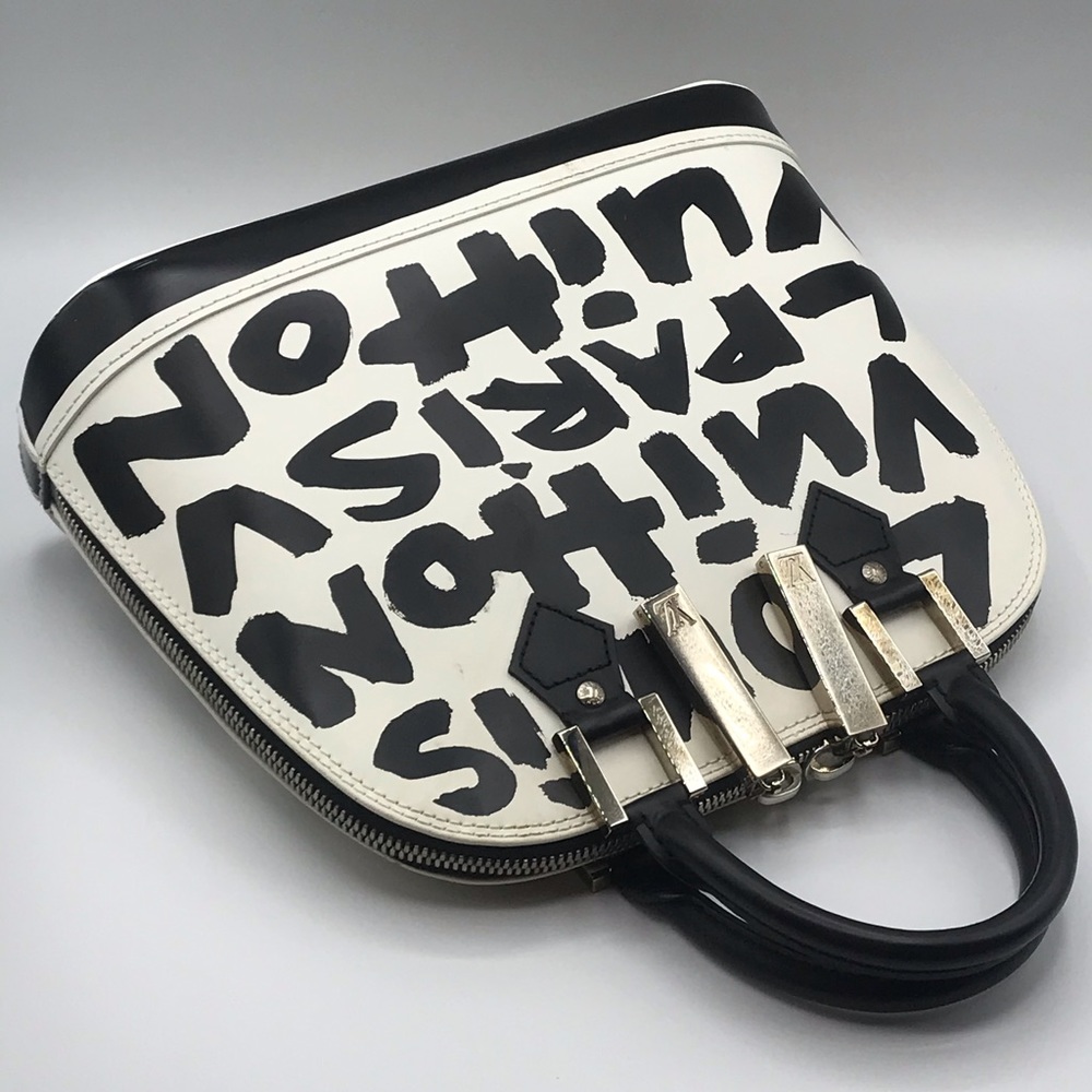 Louis Vuitton Graffiti Alma Stephen Sprouse MM Collector’s Rare Limited Handbag - Picture 3 of 16
